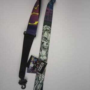 Levy's Skeleton / Skull Design 1 3/4" Guitar Strap - New Old Stock-Artist Series